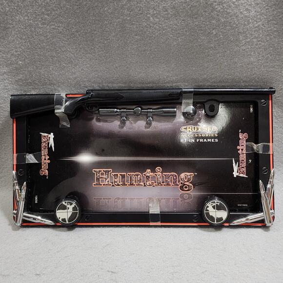 Cruiser Accessories 19656 HUNTING License Plate Frame With Target Fastener Caps - Picture 5 of 10